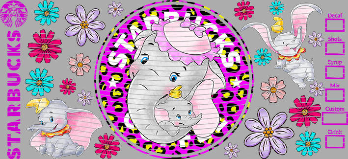 16oz Disney style-D-2383